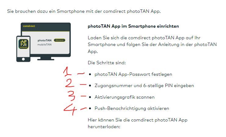 Gelöst: PhotoTAN App Für Mehrere (verknüpfte) Konten - Comdirect