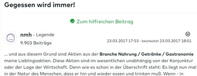 Quelle: comdirect Community, Screenprint des Beitrages aufgenommen am 17.01.2023