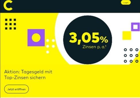Quelle: comdirect Webseite, abgerufen am 05.05.2023, nicht eingeloggter Zustand