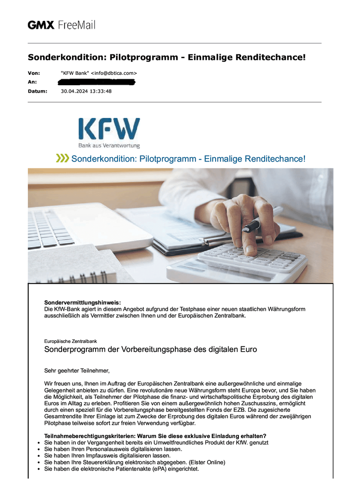 Sonderkondition Pilotprogramm - Einmalige Renditechance 1.png