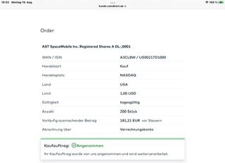 Hier steht angenommen