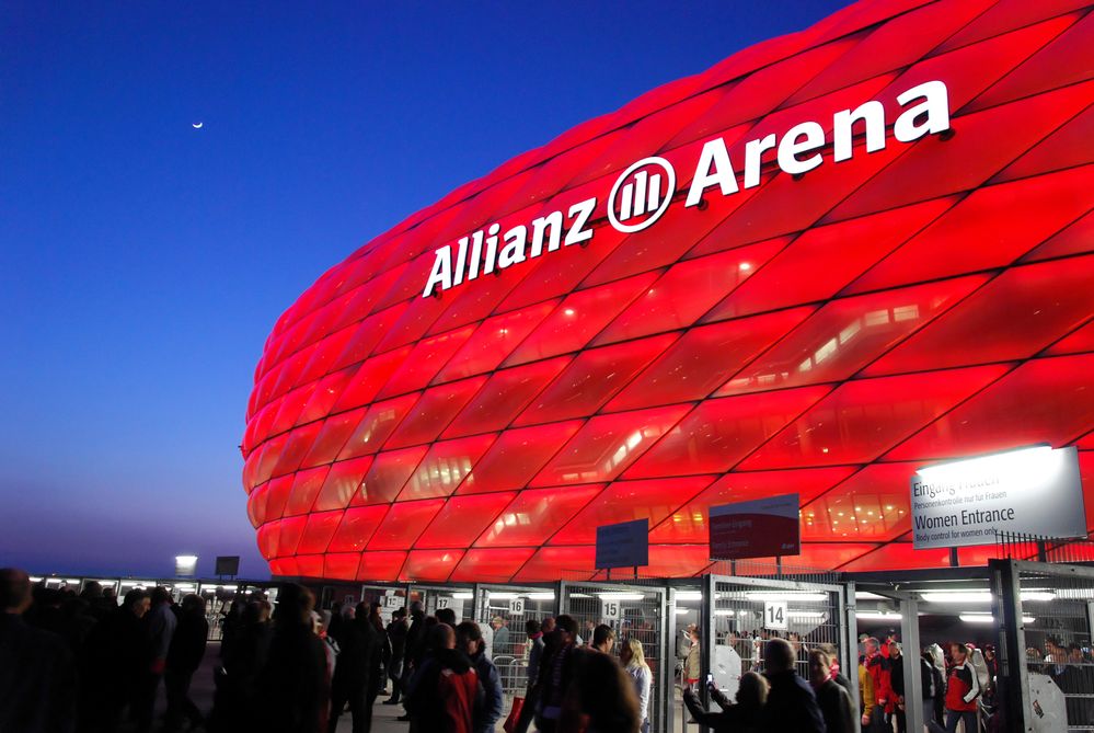 Foto von mir, nach einem Heimspiel des FC Bayern München aufgenommen