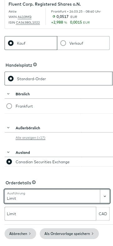 Quelle: comdirect Ordersystem, Kundenansicht, abgerufen am 26.03.2025