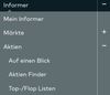 Quelle: comdirect Webseite, Navigationsleiste, abgerufen am 03.08.2025