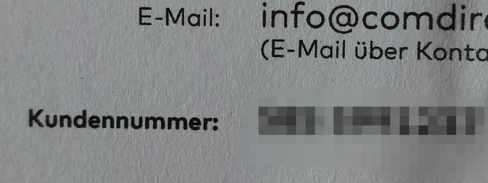 Quelle: Schreiben der comdirect, fotografiert am 06.08.2025