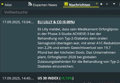 Quelle: comdirect CFD-Trader pro, eingeloggter Zustand/Kundenansicht, abgerufen am 17.09.2025