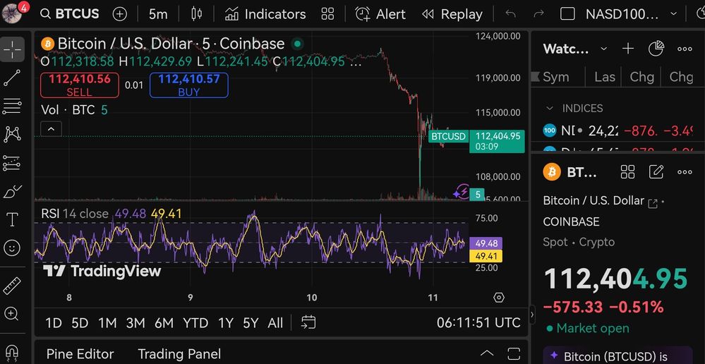 Quelle: tradingview Webseite, eingeloggter Zustand/Kundenansicht abgerufen am 11.10.2025, ca. 08:11 Uhr MESZ
