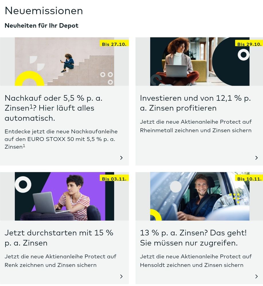Quelle: comdirect Webseite, öffentliche Ansicht, abgerufen am 22.10.2025