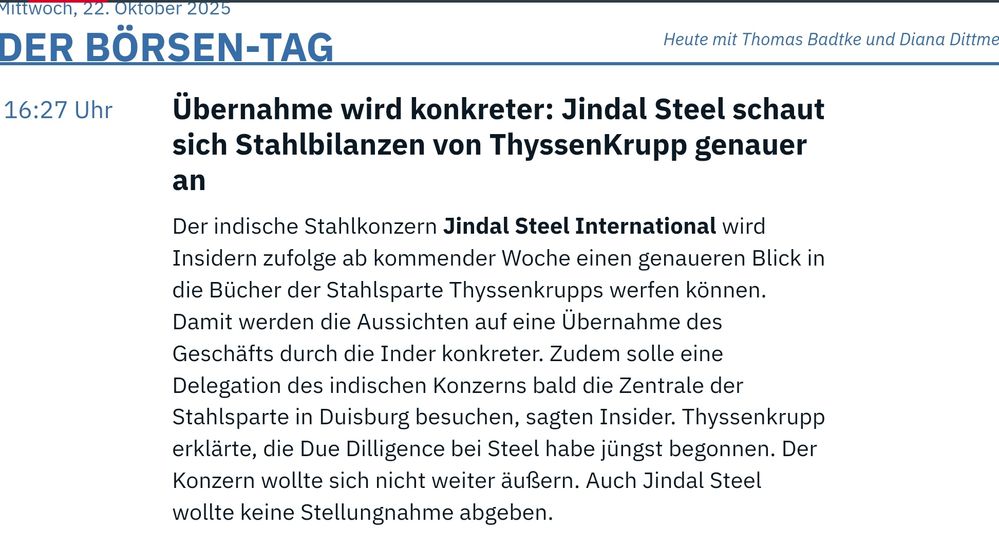 Quelle: ntv Website, öffentliche Ansicht, abgerufen am 22.10.2025
