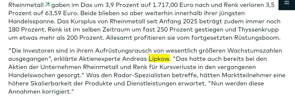 Quelle: comdirect Webseite, Nachrichtenfeed, öffentliche Ansicht