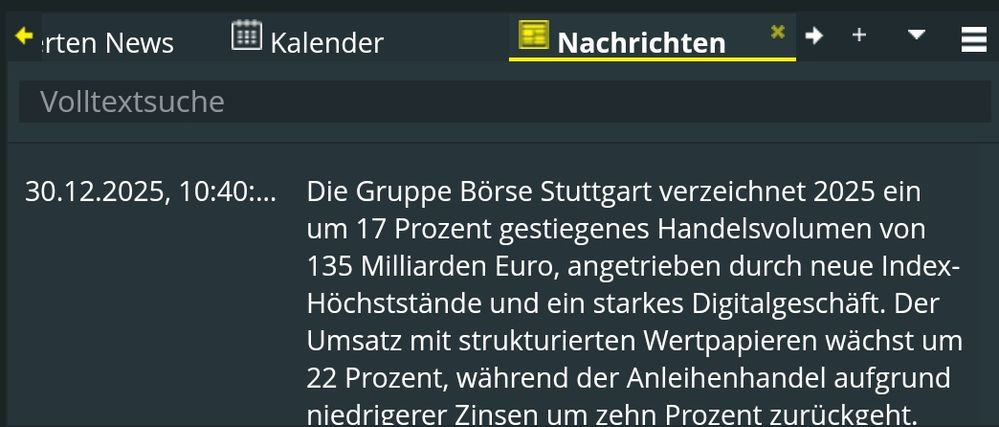Quelle: comdirect CFD-Trader pro, Nachrichtenfeed, abgerufen am 30.12.2025