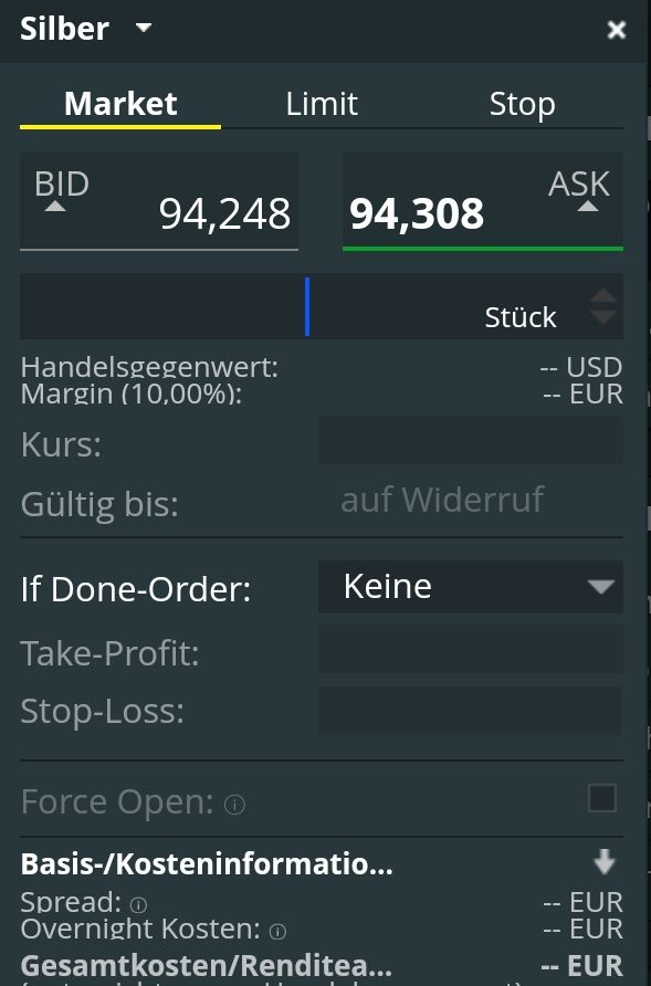 Quelle: comdirect CFD-Trader pro, abgerufen am 20.01.2026