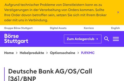 Quelle: Website der Börse Stuttgart, öffentliche Ansicht, abgerufen am 05.02.2026