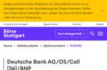 Quelle: Website der Börse Stuttgart, öffentliche Ansicht, abgerufen am 05.02.2026