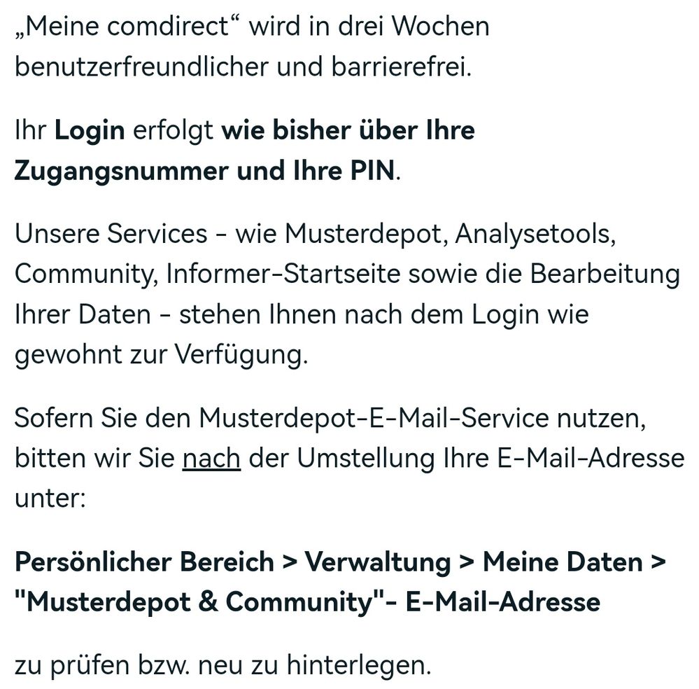 Quelle: Kundenrundmail vom 16.02.2026, korrekt mit Vorname, Nachname adressiert (also wohl die Originalquelle)