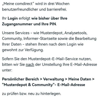Quelle: Kundenrundmail vom 16.02.2026, korrekt mit Vorname, Nachname adressiert (also wohl die Originalquelle)