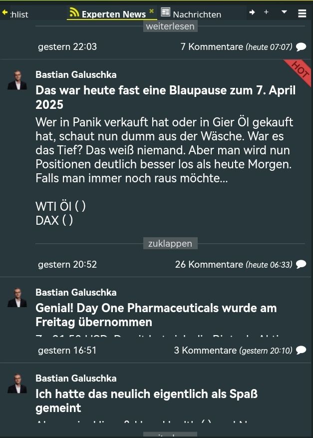Quelle: comdirect Webseite, eingeloggter Zustand/Kundenansicht, abgerufen am 10. März 2026