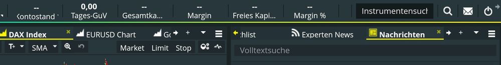 Quelle: CFD Trader-Pro (Legacy System), Kundenansicht