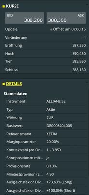 Quelle: comdirect CFD-Trader pro, Kundenansicht/eingeloggter Zustand, abgerufen am 27.04.2026