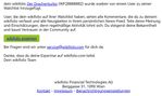 Quelle: Informationsmail von wikifolio an Trader über neues Watchlisting