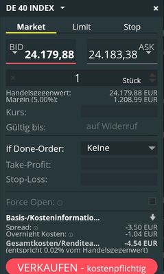 Quelle: comdirect CFD-Trader pro, öffentliche Ansicht/Kundenansicht, abgerufen am 12.06.2026