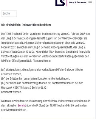 Quelle: wikifolio Webseite, öffentliche Ansicht, abgerufen am 15.06.2026