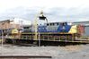 CSX-Betriebswerk in Cumberland (hinterstes Maryland) mit einer noch aktiven Drehscheibe (aus dem Pramax-Fotoarchiv)