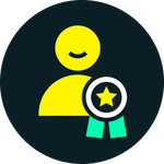 Jubiläumsquizzer-Badge