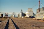 Historischer General Mills-Getreidespeicher in Newdale Idaho, an der ID-33-Highway gelegen - leider inzwischen abgerissen (aus meiner Fotokiste)