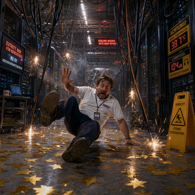 Das nmh-Rechenzentrum in Bogenhausen steckt voller Gefahren! Die größte Gefahr heißt allerdings nmh.