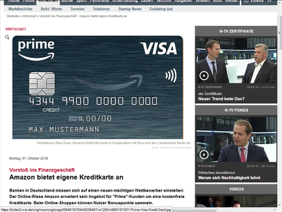 Screenshot aus dem Angebot von ntv.de