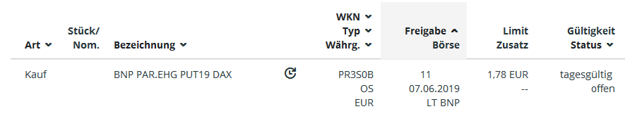 Quelle: Orderbuch des Glücksdrachen Echtdepots