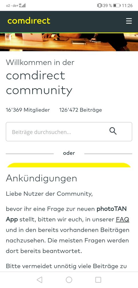 Beitrag erstellen nicht möglich