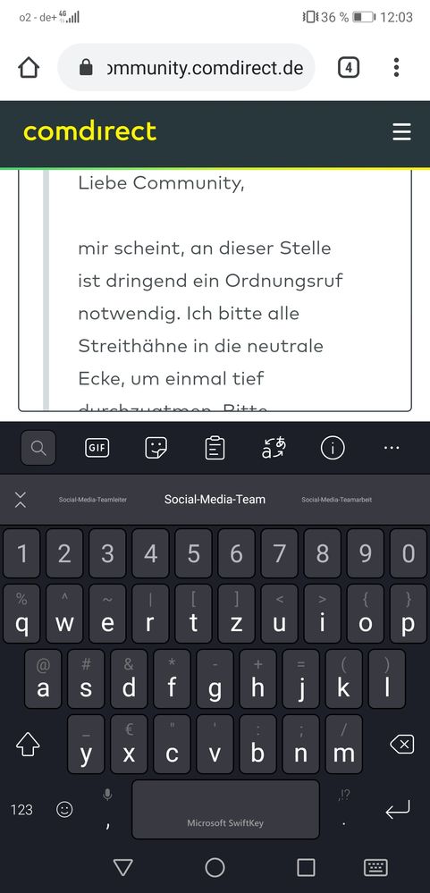 Sobald ich irgendwo auf eine Stelle klicke springt der Editor zum Anfang