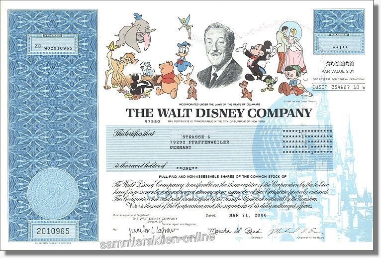 Disney Aktie
