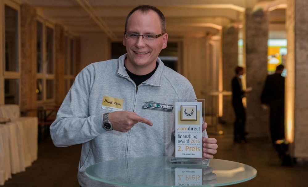 Ein weiterer Newcomer: Daniel Korth mit seinem Blog Finanzrocker.