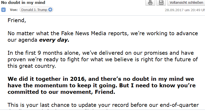 Aus einer Mail vom 28.09.2017